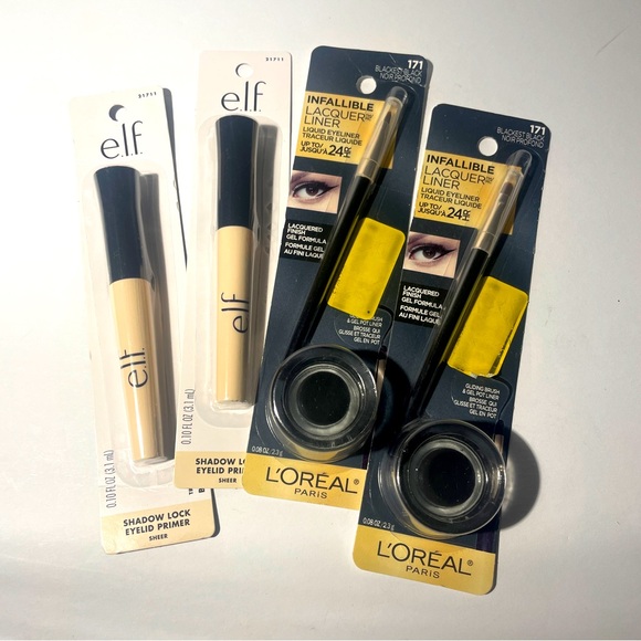 L’Oréal Paris Infallible Lacquer Eyeliner and elf eye primer 2 each - Picture 1 of 3